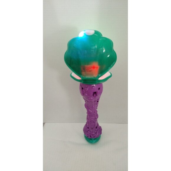 Vintage Disney Little Mermaid Bubble Blower Wand  Light Up Musical Ariel 1988 - Picture 7 of 9